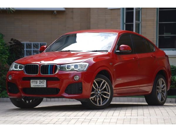 2015 BMW X4 XDRIVE 20 D M SPORT สีแดง รูปที่ 0